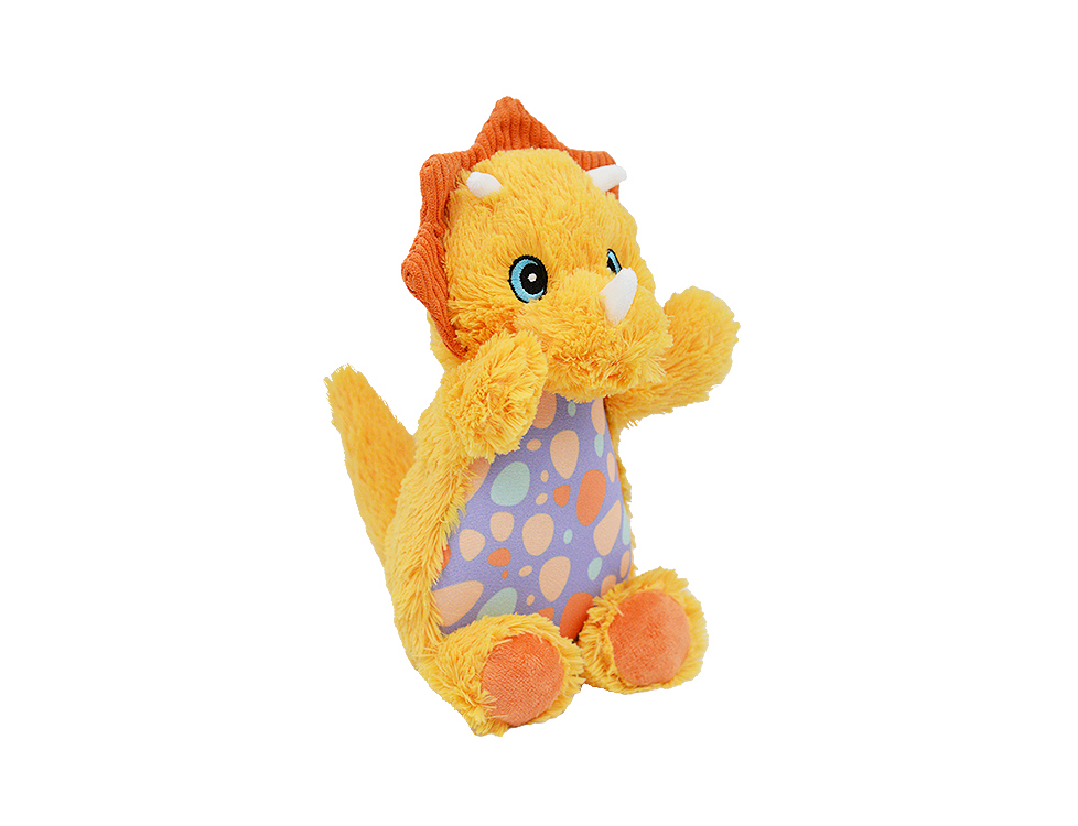 Pet Interest Zoo Friends Cuddly Squeaky Toy Baby Dinosaurs