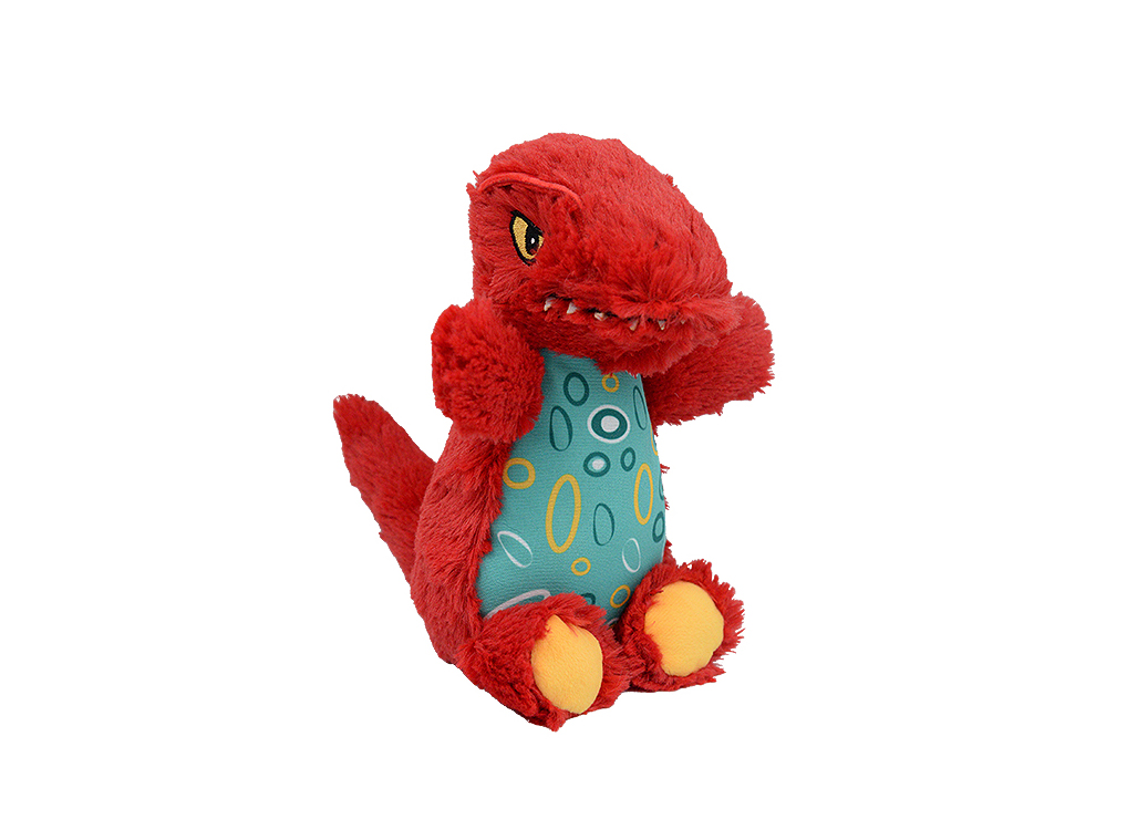 Pet Interest Zoo Friends Cuddly Squeaky Toy Baby Dinosaurs