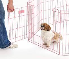 Midwest Exercise Pen W/Full Max Lock Door Pink 24''