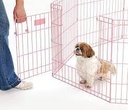 Midwest Exercise Pen W/Full Max Lock Door Pink 24''