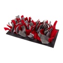 Bunny Interactive Snufflemat Felt (Red/Grey)