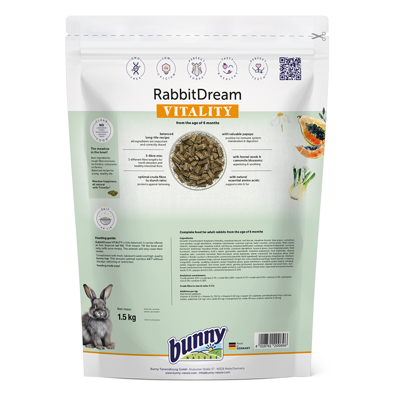 Bunny Nature Rabbit Dream Vitality 1.5kg