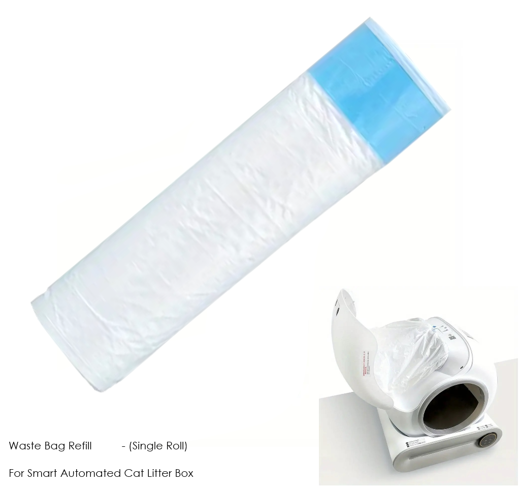 Smart Automated Cat Litter Box- Waste Bag Refill (Single Roll)
