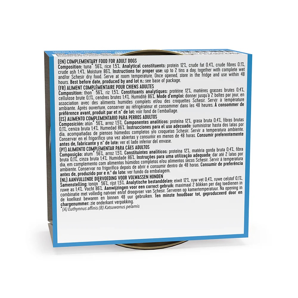 Schesir Can for Dog Tuna in Jelly 150g