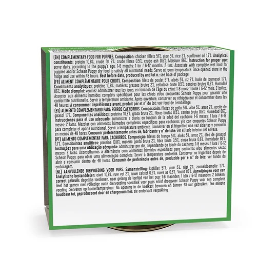 Schesir Can For Puppy with Chicken with Aloe In Jelly 150g