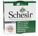 Schesir Can for Cat Tuna With Chicken Fillets In Jelly 85g