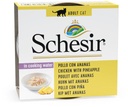 Schesir Can for Cat Chicken Fillet with Pineapple in Cooking Water 75g