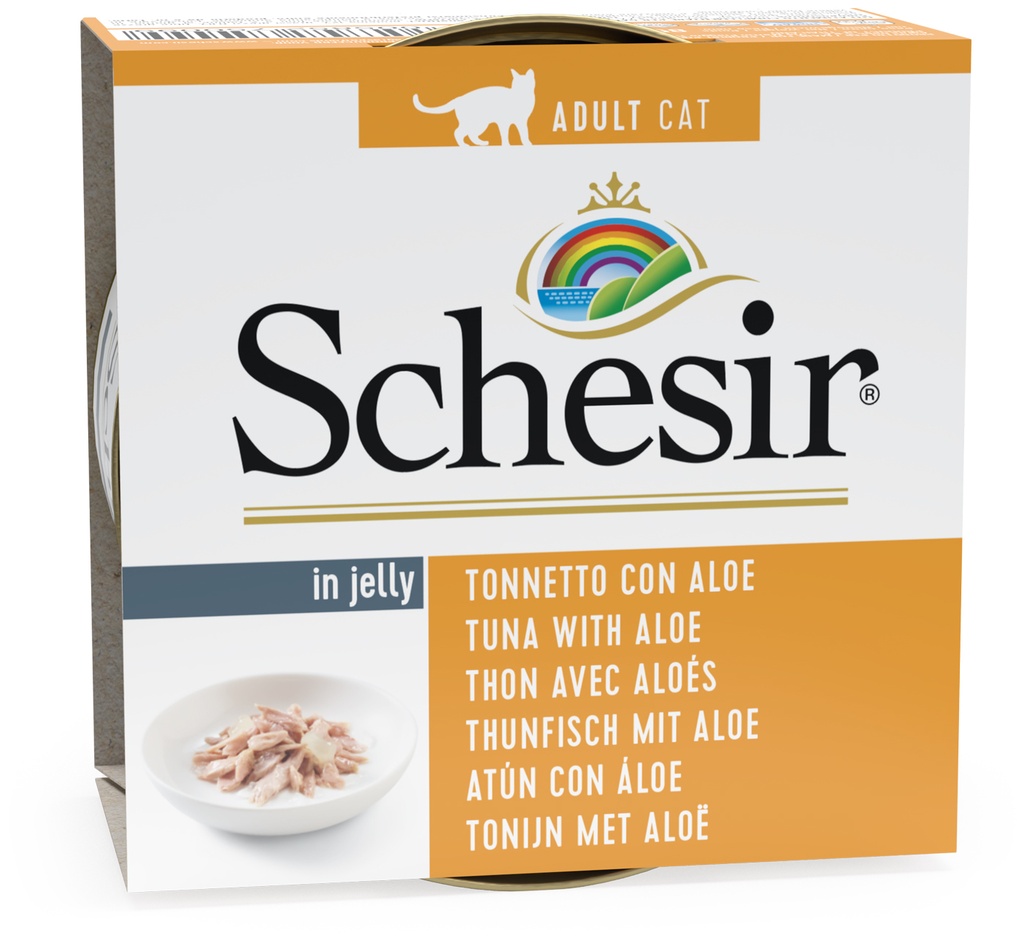 Schesir Can for Cat Tuna With Aloe 85g