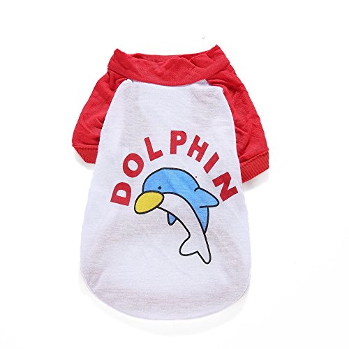 Pets.Love.Earth Dolphin Vest Red