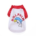 Pets.Love.Earth Dolphin Vest Red