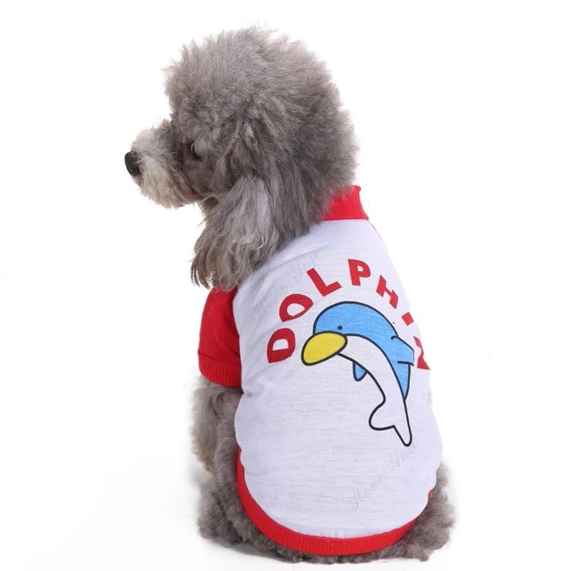 Pets.Love.Earth Dolphin Vest Red