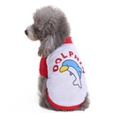 Pets.Love.Earth Dolphin Vest Red