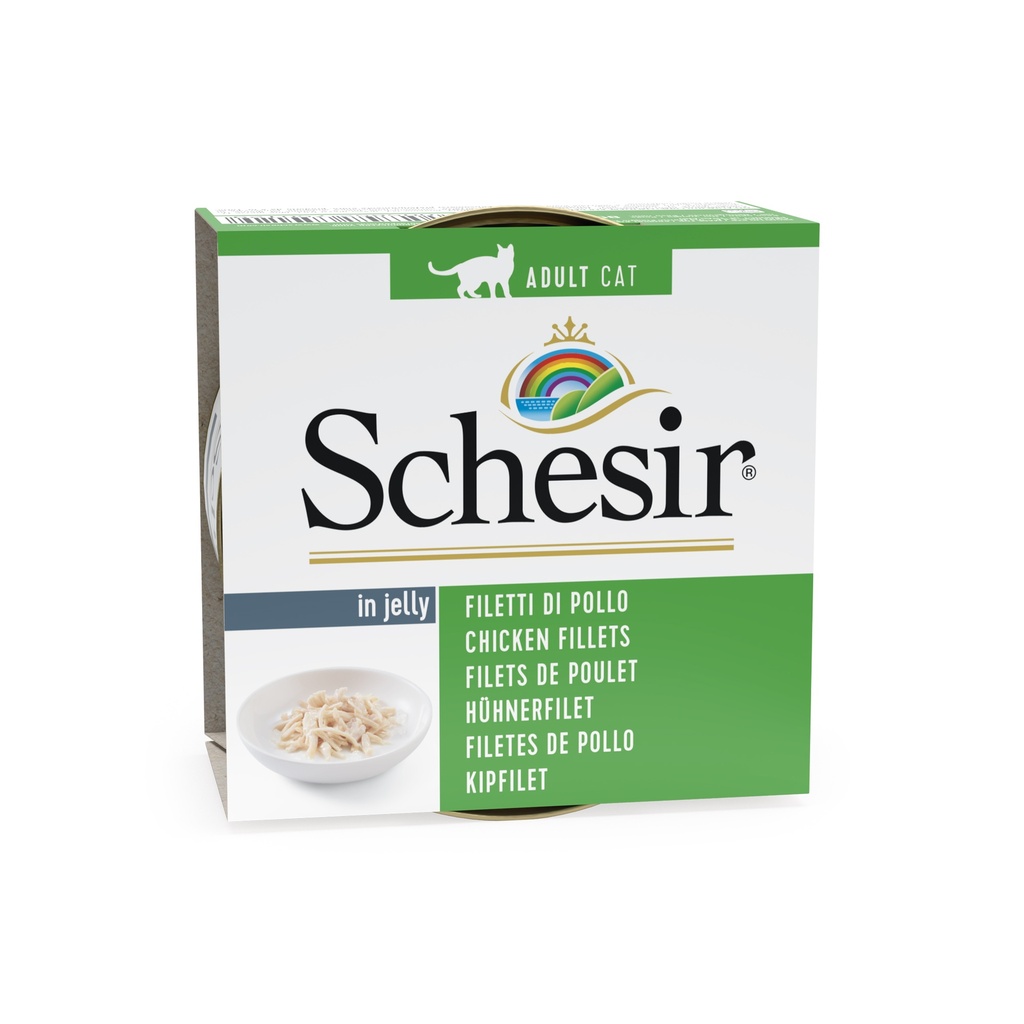 Schesir Can for Cat Chicken Fillet in Jelly 85g