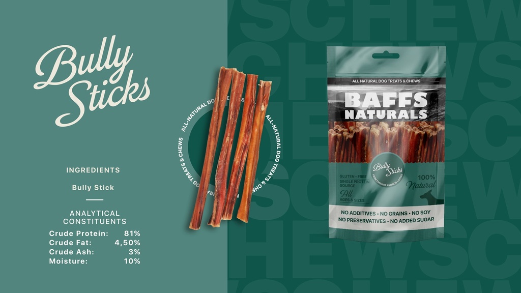 Baffs Naturals Beef Bully Sticks