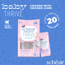 Schesir Baby Thrive Pouch Chicken with Chicken Liver 20x8g