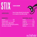 Schesir Stix Cat Creamy Snacks with Chicken 6 X 15g
