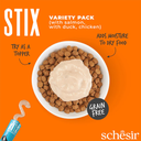Schesir Stix Cat Creamy Snacks Variety Pack 6 X 15g