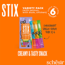 Schesir Stix Cat Creamy Snacks Variety Pack 6 X 15g
