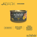 Schesir After Dark Can for Cat Chicken in Broth 80g