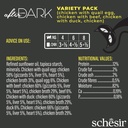 Schesir After Dark Can for Cat Variety Pack in Broth 12X80g (Chicken with Quail Egg,Beef &amp; Duck)