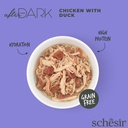 Schesir After Dark Can for Cat Chicken with Duck in Broth 80g