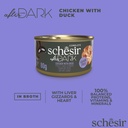 Schesir After Dark Can for Cat Chicken with Duck in Broth 80g