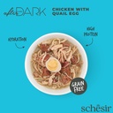 Schesir After Dark Can for Cat Chicken with Quail Egg in Broth 80g