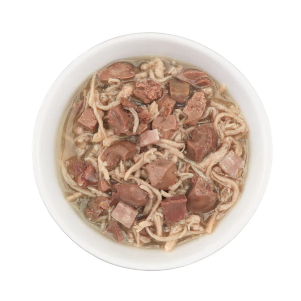 Schesir After Dark Can for Cat Chicken with Ham in Broth 80g