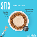 Schesir Stix Cat Creamy Snacks with Salmon 6 X 15g