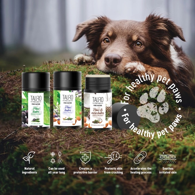 Tauro Pro Line Pure Nature Paw Balm for Dogs and Cats, 75 ml