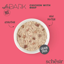 Schesir After Dark Can for Cat Chicken with Beef in Pate 80g
