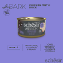 Schesir After Dark Can for cat Chicken with Duck Pate 80g