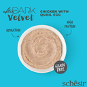 Schesir After Dark Pouch Velvet Mousse Chicken with Quail Egg 80g
