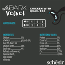 Schesir After Dark Pouch Velvet Mousse Chicken with Quail Egg 80g
