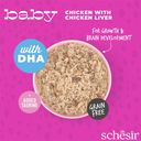 Schesir Baby Kitten Can Chicken with Chicken Liver in Broth 70g