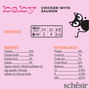 Schesir Baby Kitten Can Chicken with Salmon in Broth 70g