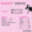 Schesir Baby Kitten Pouch Chicken with Chicken Liver In Mousse 70g