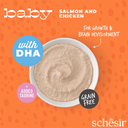 Schesir Baby Kitten Pouch Salmon and Chicken in Mousse 70g
