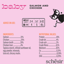 Schesir Baby Kitten Pouch Salmon and Chicken in Mousse 70g