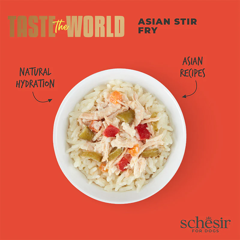Schesir Taste The World Can For Dog Asia Stir Fry 150g