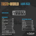 Schesir Taste The World Can For Dog Lamb with CousCous 150g
