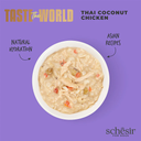 Schesir Taste The World Can For Dog Thai Coconut Chicken 150g