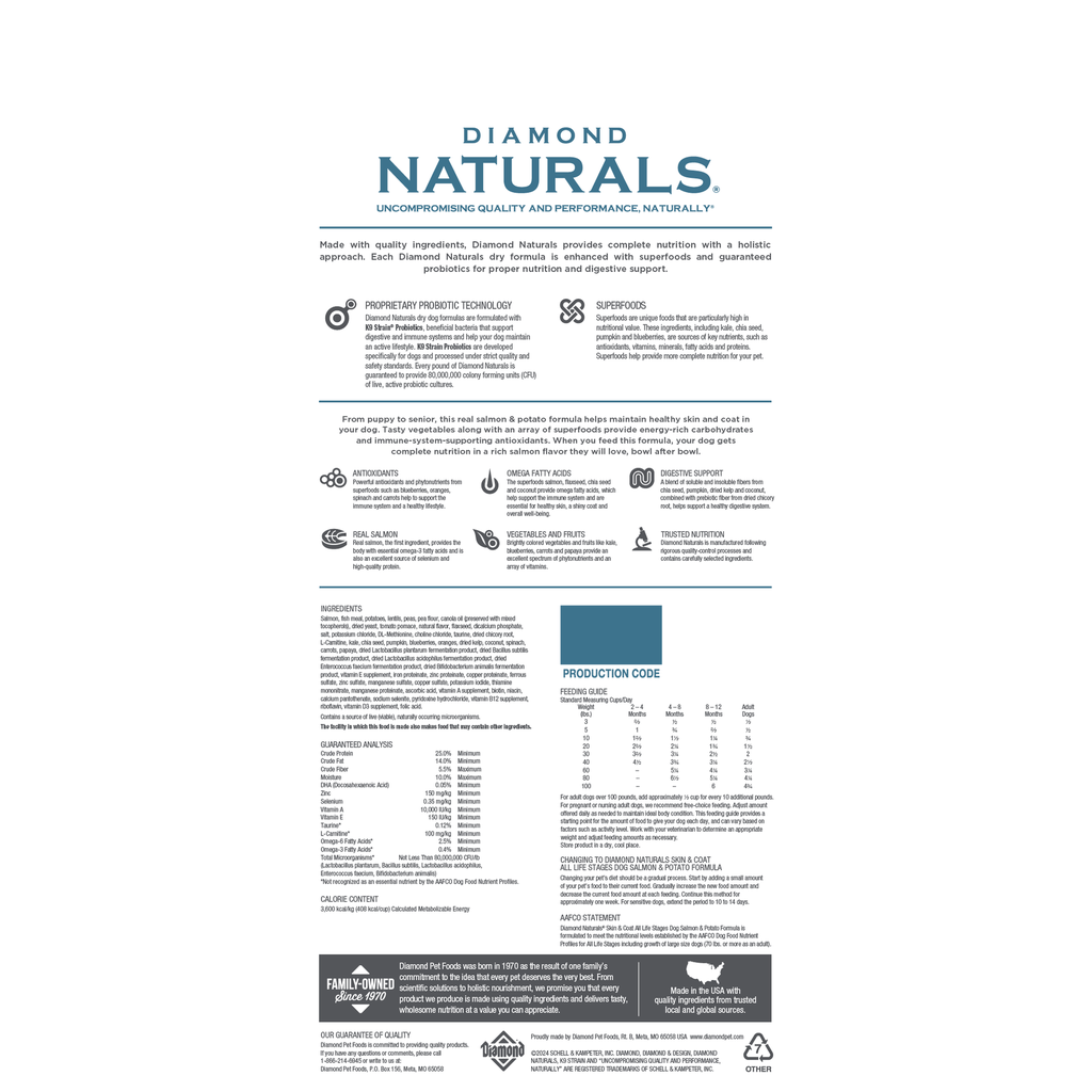 Diamond Natural Skin and Coat For All Life Stage Dog