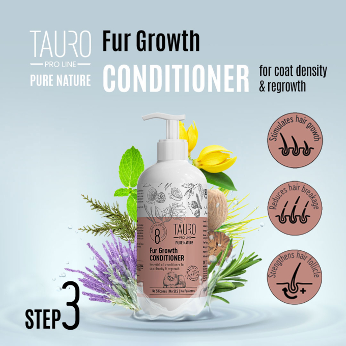 Tauro Pro Line Pure Nature Fur Growth conditioner 400 ml