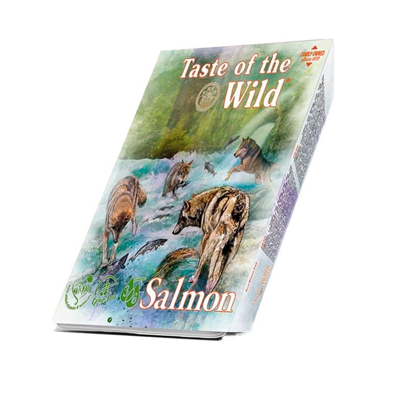 Taste of the Wild Grain Free Salmon and Herring with Fruit and Vegetables 390g Tray For Adult Dogs