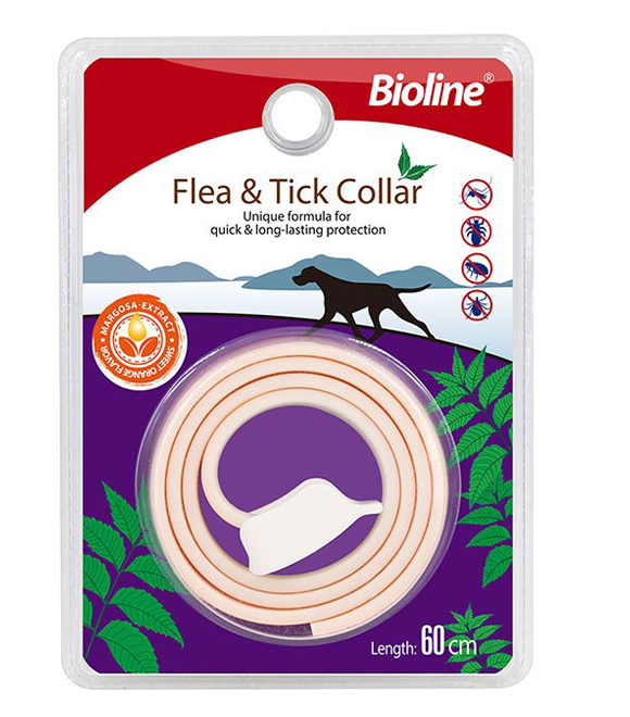 Bioline Eucalyptus Extract Flea &amp; Tick Collar For Dogs 60CM