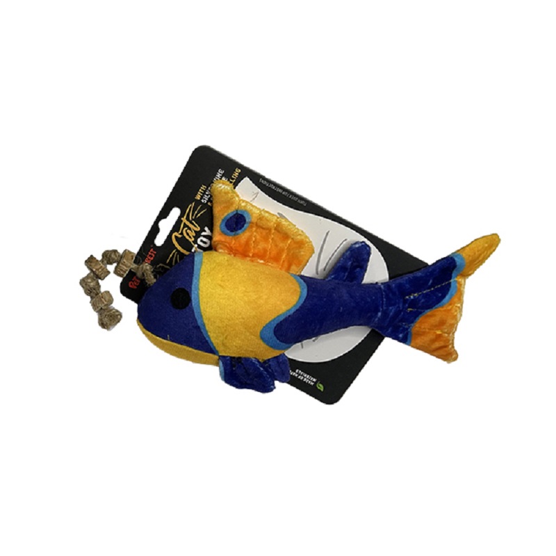 Pet Interest Neptune 3D Fish Cat Toy with Silerline 22cm