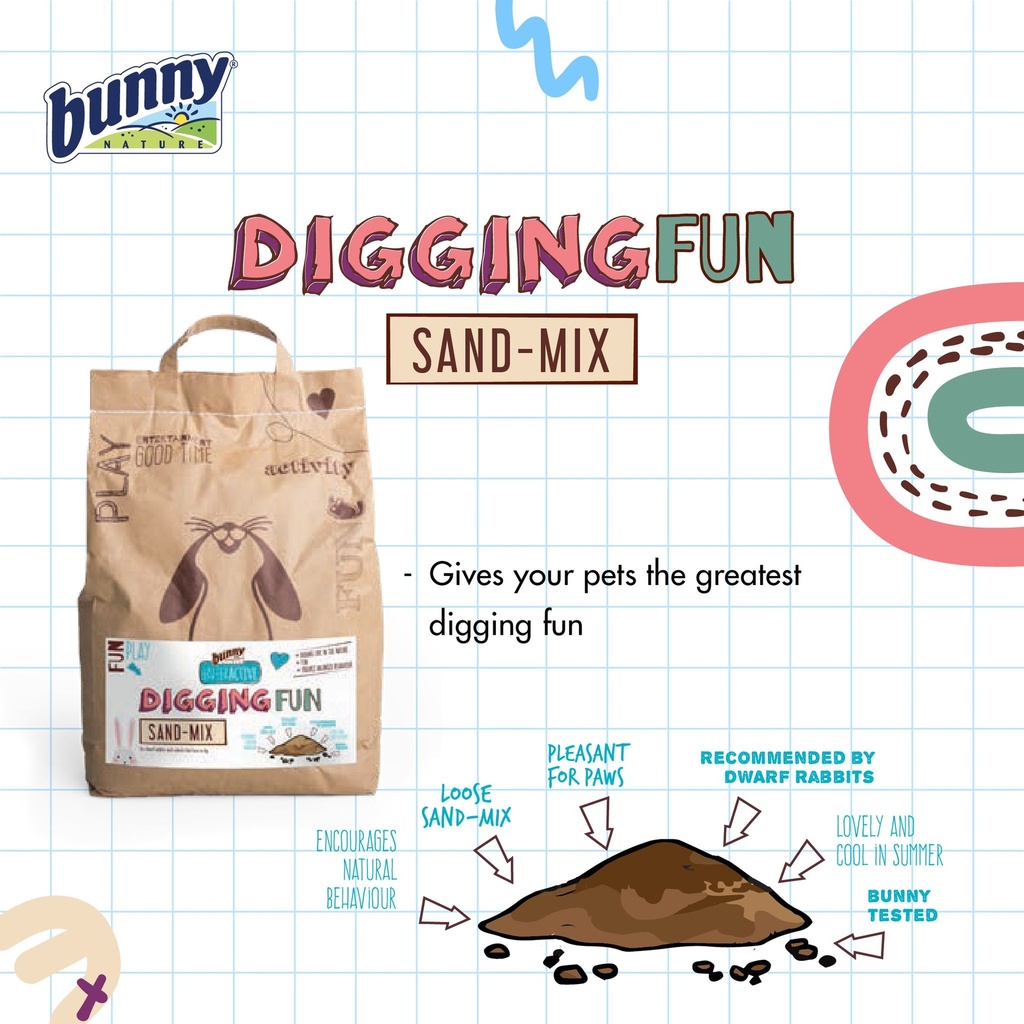 Bunny Nature Interactive Digging Fun-Sand Mix