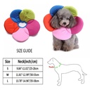 Pets.Love.Earth Soft E-Collar - Flower Purple