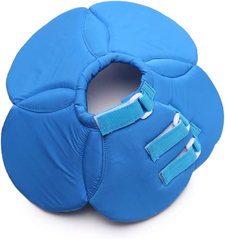 Pets.Love.Earth Soft E-Collar - Flower Blue